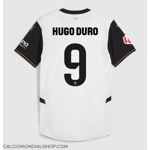 Maglie da calcio Valencia Hugo Duro #9 Prima Maglia 2024-25 Manica Corta